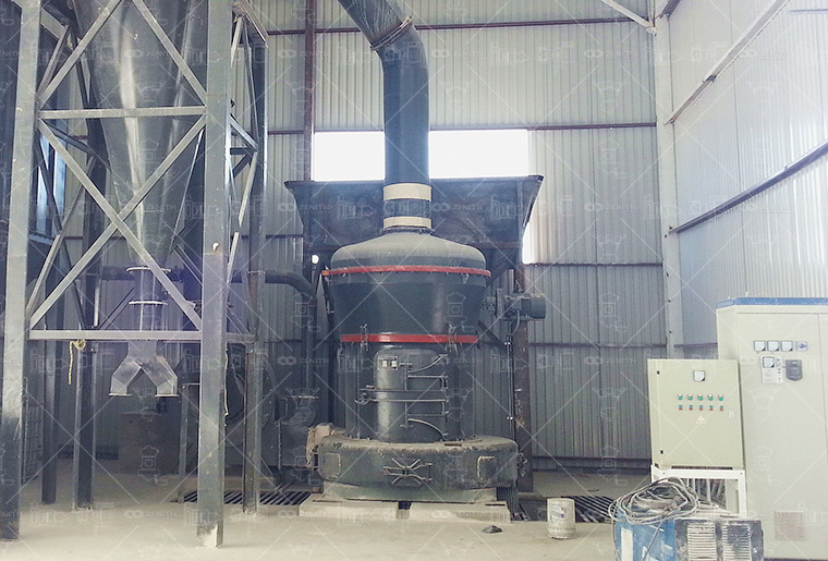 Bagged agricultural limestone powder produced by the 1tph MTM mill, labeled for soil pH correction and calcium enrichment in Bangladesh farms